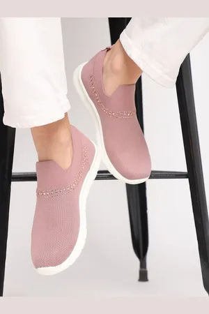 Marc Loire Women Lightweight Mesh Comfort Insole Contrast Slip-On Sneakers