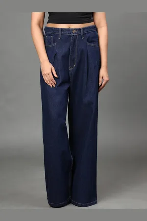 AngelFab Women Jean Relaxed Fit Mid-Rise Jeans