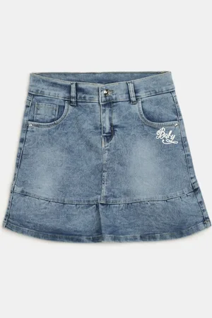 V-Mart Girls Denim A-Line Skirt