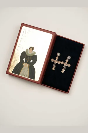 Theater Rhinestone Contemporary Drop Earrings