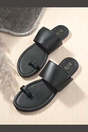 PANAHI Women Open One Toe Flats