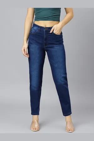 BAESD Women Skinny Fit High-Rise Light Fade Stretchable Jeans