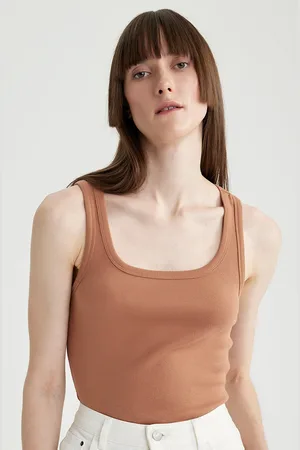 DeFacto Scoop Neck Sleeveless Tank Top