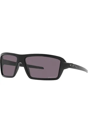 Oakley Men UV Protected Grey Lens Rectangle Sunglasses - 0OO912991290163