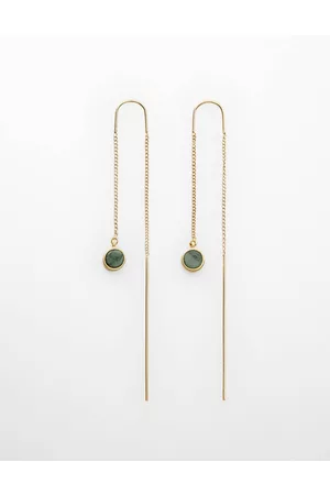 MANGO Women Gold earrings - Contemporary Drop Earrings