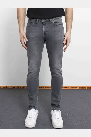Catch Men Slim Fit Light Fade Stretchable Jeans