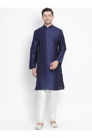 Vera Mont Women Ethnic Waistcoats - Mandarin Collar Straight Kurta with Churidar