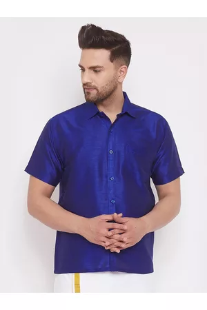 Vera Mont Women Collar T-shirts - Premium Spread Collar Silk Shirt