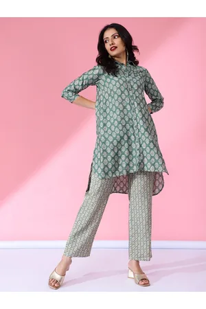 Bani Women Floral Printed Tunic & Trouser