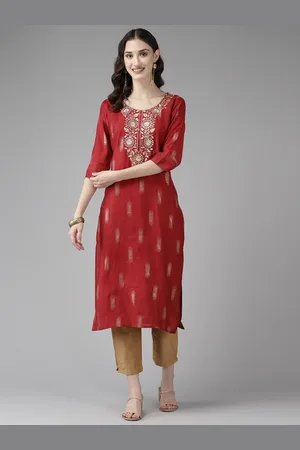 Aarika Floral Embroidered Sequinned Kurta