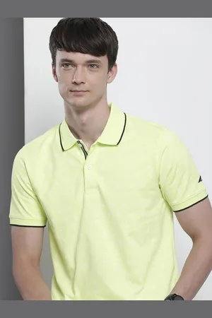 Nautica Floral Printed Polo Collar Pure Cotton T-shirt