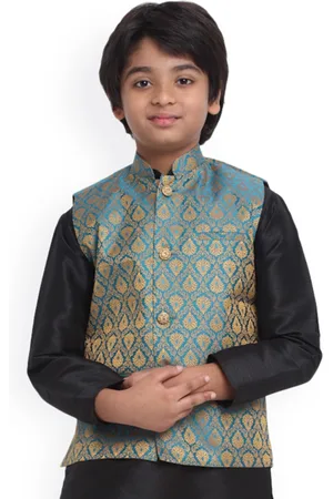 Kraft Boys Woven Design Nehru Jacket