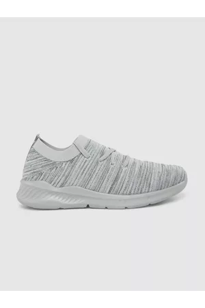 Roadster Men Sneakers & Sports Shoes - The Lifestyle Co Men Grey Solid Sneakers