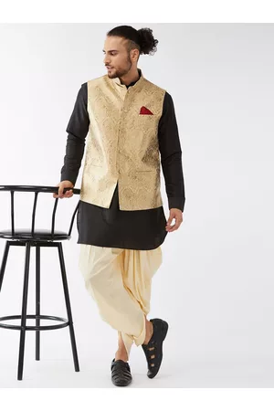 Vera Mont Women Kurtas with Dhoti Pants - Mandarin Collar Regular Kurta With Dhoti Pants & Nehru Jacket