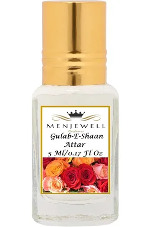 Menjewell Unisex White Gulab-E-Shan Attar 5 ml