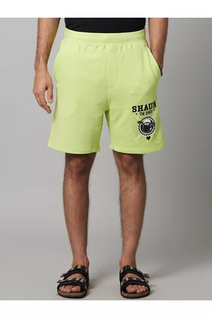 Celio Men Shaun The Sheep Printed Cotton Shorts