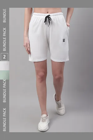 VIMAL JONNEY Women Pack Of 2 Cotton Sports Shorts