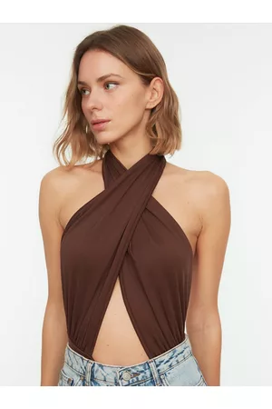 Trendyol Halterneck Tops - Sleeveless Halter Neck Top