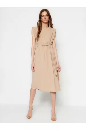 Trendyol Women Midi Dresses - A-Line Tie Up Midi Dress