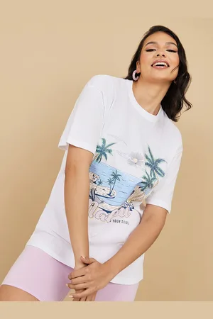 Styli Graphic Printed Relaxed-Fit Cotton T-shirt
