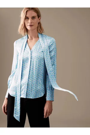 Marks & Spencer Geometric Printed Shirt Style Top