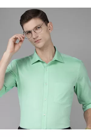 Park Avenue Self Design Slim Fit Pure Cotton Formal Shirt