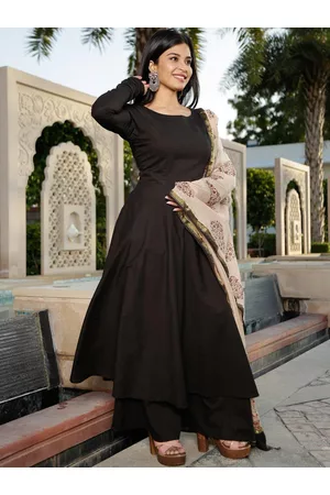 Ambraee Empire Kurta with Palazzos & Dupatta