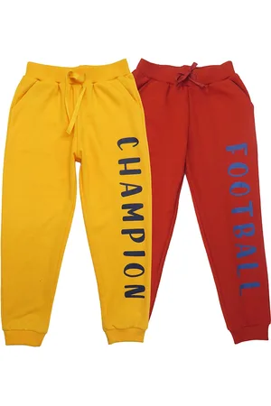 Clothe Funn Boys Pack Of 2 Printed Cotton Dry Fit Joggers