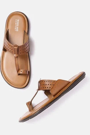 Attitudist Handicrafted Tan Sandal For Men