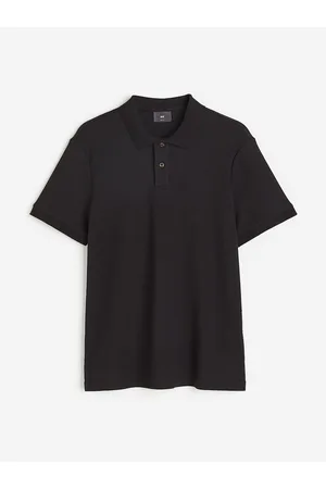 H&M Men Slim Fit Waffled Polo Shirt