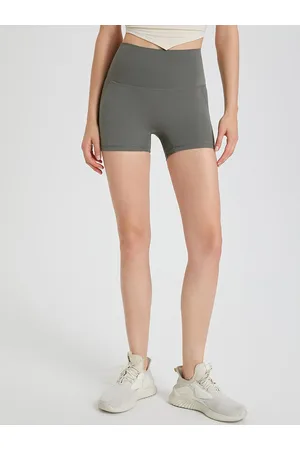 JC Collection Women Skinny Fit High-Rise Rapid-Dry Training or Gym Sports Shorts