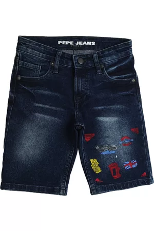 Pepe Jeans Boys Washed Slim Fit Denim Shorts