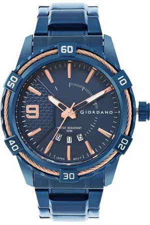Giordano Men Patterned Dial & Bracelet Style Straps Analogue Watch GD-50014-33