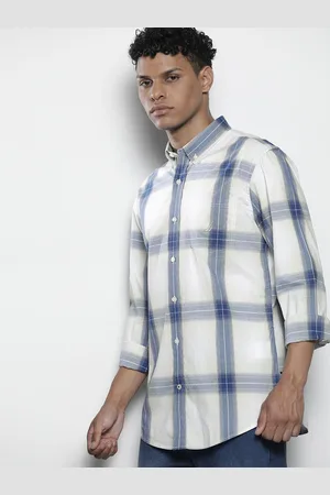 Nautica Slim Fit Opaque Checked Casual Shirt