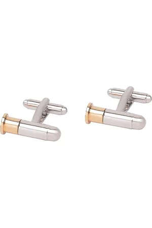 The Tie Hub Silver-Toned Quirky Cufflinks