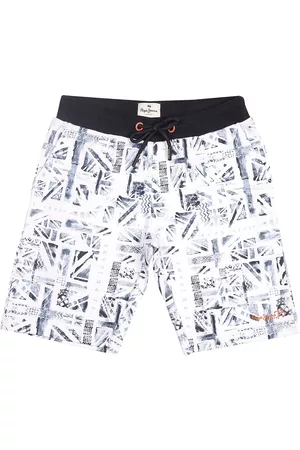 Pepe Jeans Boys Geometric Printed Casual Shorts