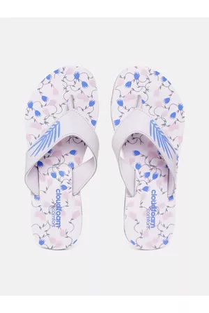 adidas Women Floral Print Thong Flip-Flops