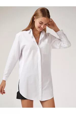 Happiness istanbul Spread Collar Long Sleeves Skinny Fit Casual Shirt