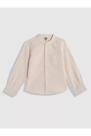 YK Boys Pinstriped Casual Shirt