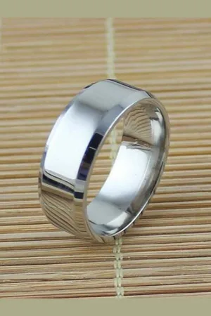Meenaz Men Silver-Plated Band Ring