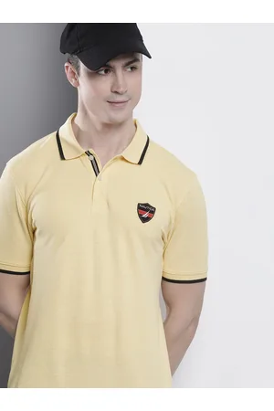 Nautica Men Pure Cotton Polo Collar T-shirt With Applique Detail