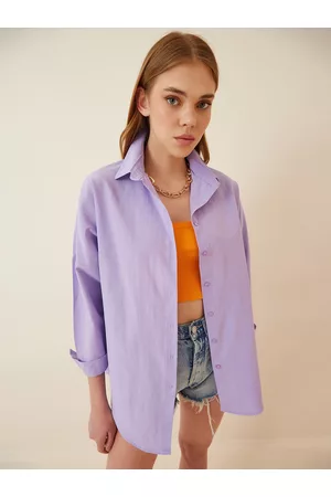Happiness istanbul Spread Collar Long Sleeves Skinny Fit Casual Shirt