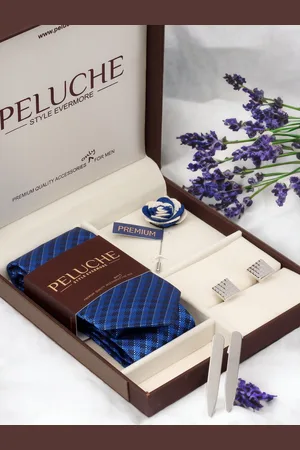 PELUCHE Men Blue Accessory Gift Set