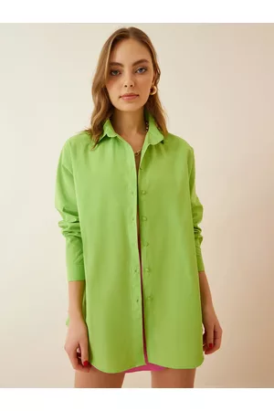 Happiness istanbul Spread Collar Long Sleeves Skinny Fit Casual Shirt