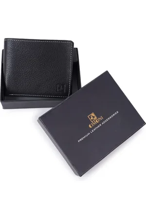 Cimoni Leather Textured Slim Two Fold Wallet