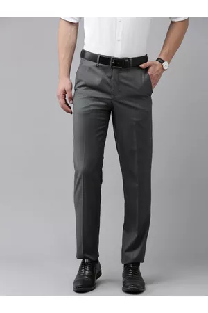 Buy Indistar Mens Formal Trouser Black Grey 34  Combo Pack of 6 at  Amazonin