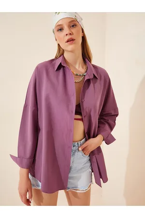 Happiness istanbul Spread Collar Long Sleeves Skinny Fit Casual Shirt