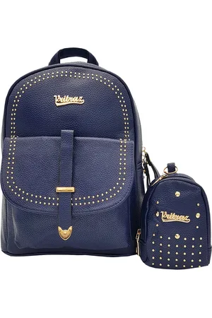 JENNA Women Embellished Backpack With Pouch