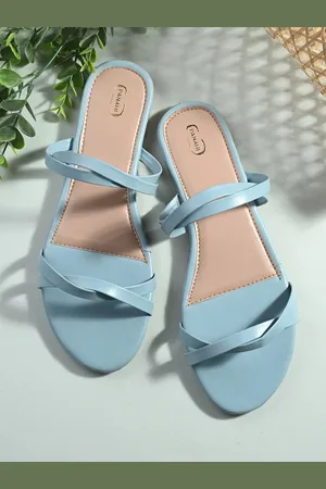 PANAHI Women Twisted Open Toe Flats