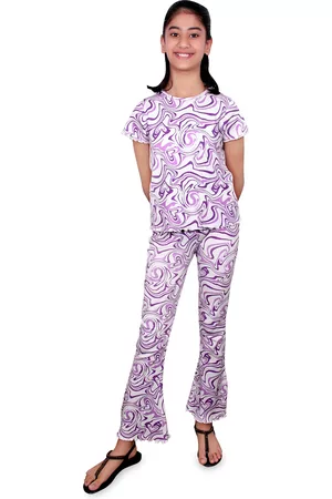 Googo Gaaga Girls Printed T-shirt with Trousers